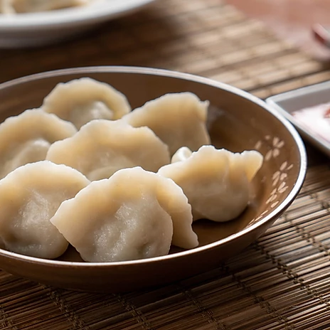 韭菜豬肉水餃__Pork Dumpling w: Chive